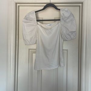 Puff sleeve tank top